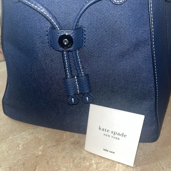Kate Spade New York Leila Denim Medium Flap Backpack, NWT - Picture 14 of 16